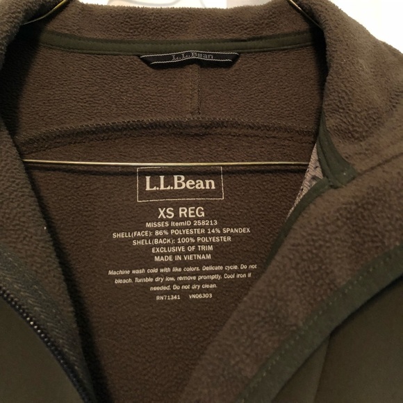 Women’s Ll Bean light full zip jacket - Picture 2 of 3